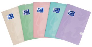Zeszyt Oxford Touch Pastelowy A5 16 kartek 90 g kratka 5x5 mm 400175299