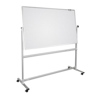 Tablica suchościeralno-magnetyczna ceramiczna obrotowo-jezdna biała 100 x 200 cm, TOS1020P3 2x3