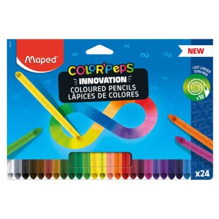 Kredki z grafitu Infinity 24 szt kartonowe etui 861601