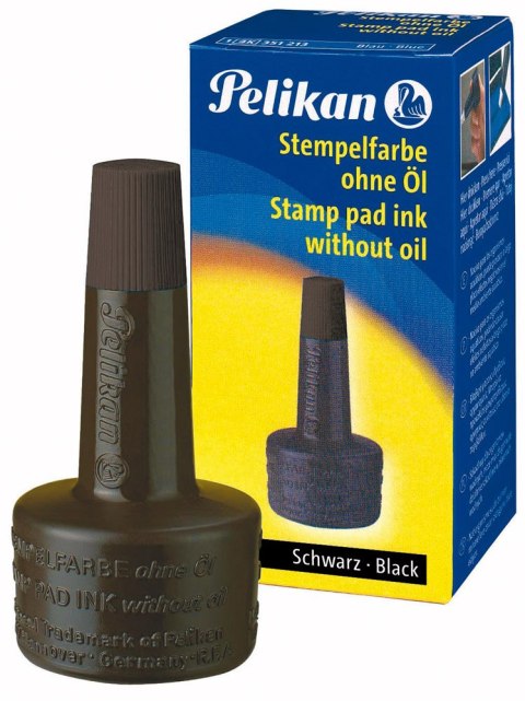 Tusz do stempli 28ml czarny 100436063 PELIKAN