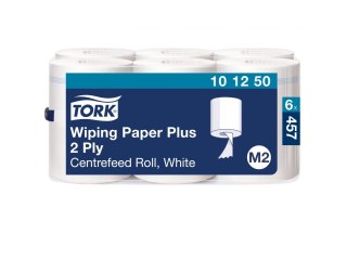 Ręcznik w roli Tork centralnego dozowania maxi, 2 warstwy, kolor biały, celuloza z makulaturą, długość 150m, (6 rol.), M2, 10125
