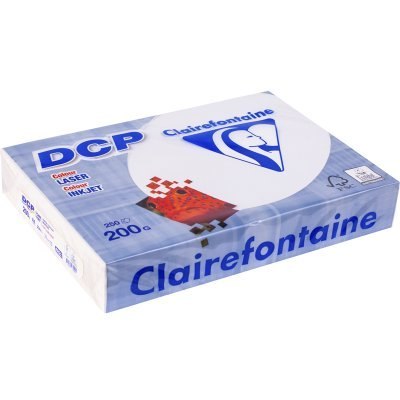 Papier xero satynowy A4/200g DCP biały 1807 250ark Clairefontaine