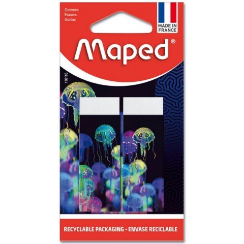 Gumka Deepsea 2 szt blister Maped 116116