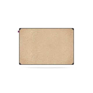 Tablica korkowa MEMOBE IDEA, rama aluminiowa EDGE, 90X60 CM MITC090060.00.60.51