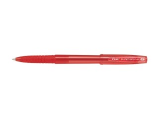 Długopis olejowy ze skuwką PILOT SUPER GRIP czerwony BPS-GG-F-R