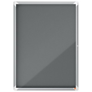 Gablota filcowa wewnętrzna Nobo Premium Plus 9xA4, szara 1915330