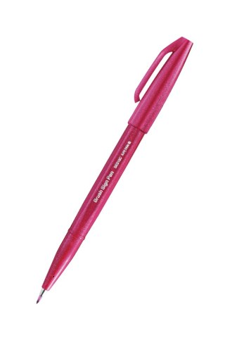 Pisak pędzelkowy do kaligrafii burgund SES15C-B2X PENTEL SALE