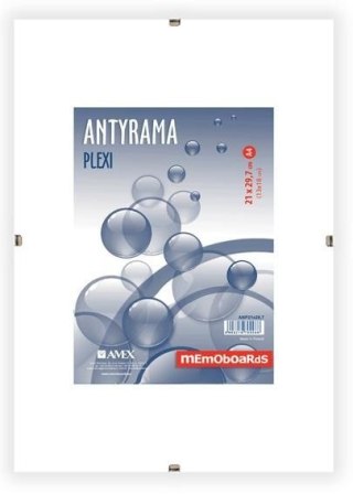 Antyrama plexi A4 210x297mm MEMOBE ANP21x297