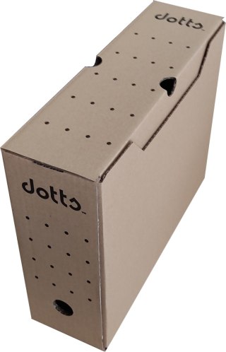 Pudło archiwizacyjne DOTTS A4 100mm zew.320x98x260 bezkwasowe