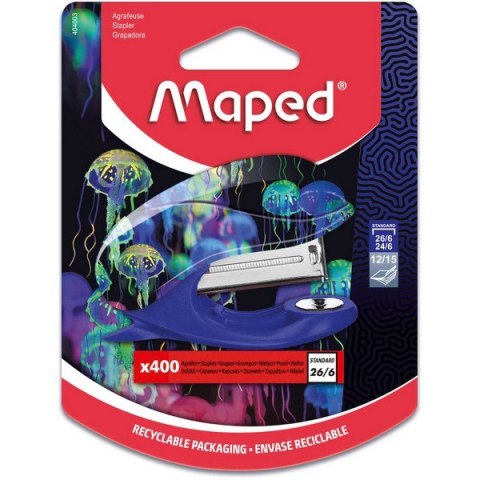 Zszywacz Deepsea Mini 15 kartek plus 400 zszywek Maped 404003