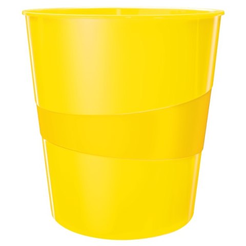 Kosz na śmieci 15L Leitz WOW, żółty 52781016