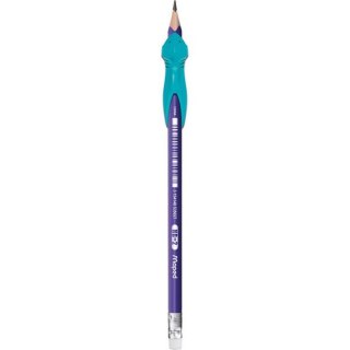 Ołówek z gumką Kidy Learn HB + ergonomiczna nakładka na ołówek Maped 853502