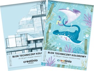 Blok techniczny Top 2000 Creatinio A4 10 kartek 160 g kolor 400176669