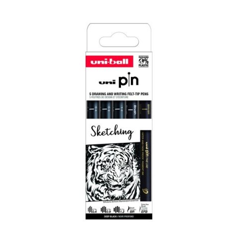 Cienkopis PIN 200, ZESTAW 5 SZT_SKETCHING
