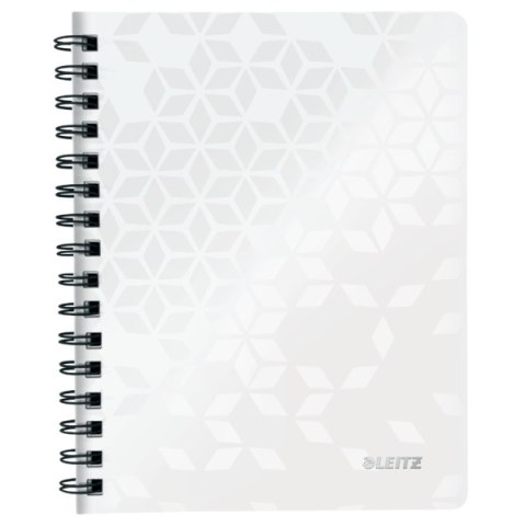 Kołonotatnik w kratkę A5 PP Leitz WOW, biały 46410001