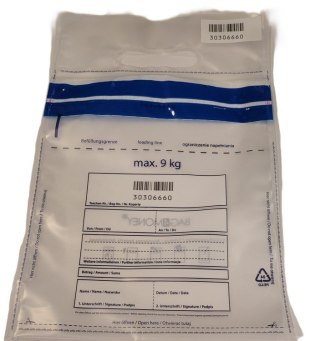 Koperta, Torba bezpieczna 9.kg (50szt.) na bilon 245*290 przezroczyste 55838097 NC