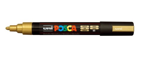 Marker z tuszem pigmentowym PC-5M złoty POSCA UNPC5M/DZL