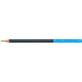 Ołówek GRIP 2001 TWO TONE CZARNY/NIEBIESKI Faber-Castell 517010 FC