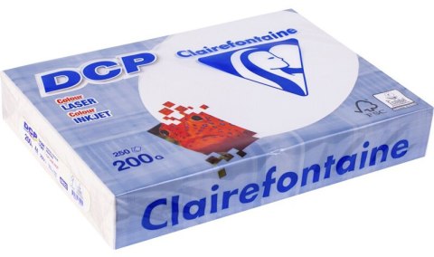 Papier xero satynowy A4/200g DCP IVORY kość słoniowa 6822 250ark Clairefontaine
