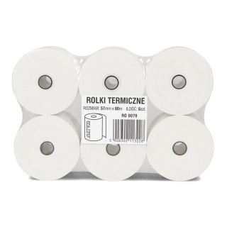 Rolki termiczne DOTTS 57x80m (6szt) BPA FREE