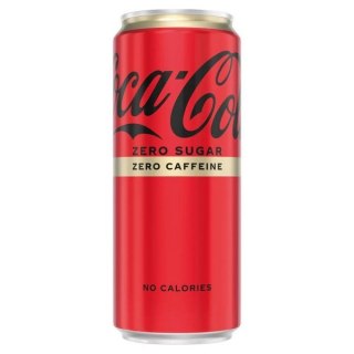 Napój COCA COLA ZERO bez kofeiny 0.33L PUSZKA