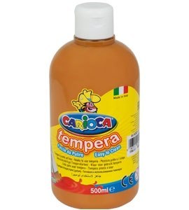 Farba tempera 500 ml, brązowa jasna CARIOCA 170-2356