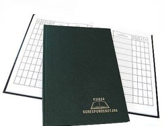 Nowy inkdeks ks 1320088 Księga korespondencyjna 300 k. zielona WARTA 1824-229-018 WARTA