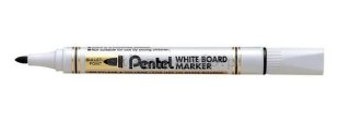 Ekonomiczny marker do białych tablic czarny MW85-A PENTEL suchościeralny
