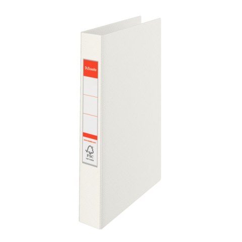 Segregator Esselte A4 z 2 kółkami, grzbiet 42 mm, biały, 14449
