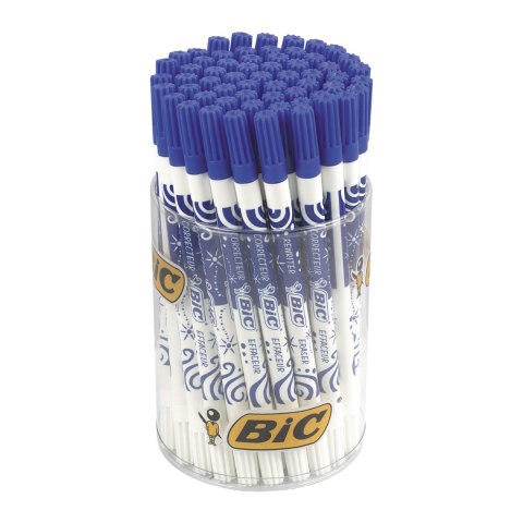Wymazywacz do piór BIC Ink Eater niebieski Tuba 60szt, 8630491