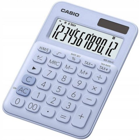 Kalkulator CASIO MS-20UC-LB BOX jasnoniebieski