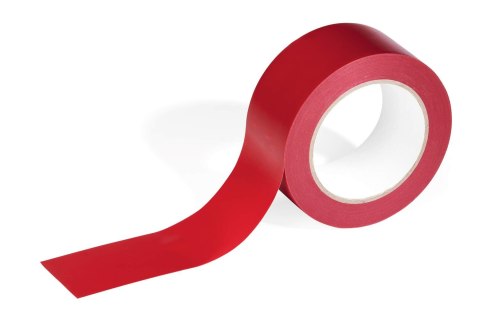 Taśma podłogowa usuwalna do znakowania magazynów DURALINE BASIC 50mm 30m czerwona 104403 DURABLE