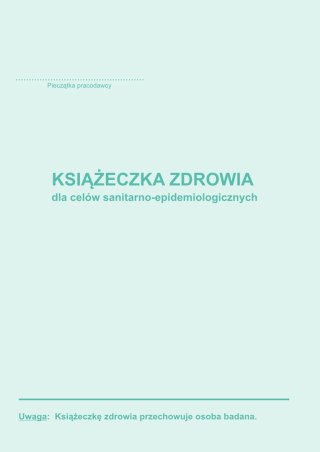 Książeczka zdrowia, A6 16 stron, 10-530-5 DOTTS