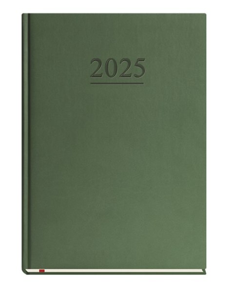 Terminarz Uniwersalny A4 2025 - ciemno zielony Michalczyk i Prokop T-218V-Z2 kalendarz tygodniowy + strona na notatki