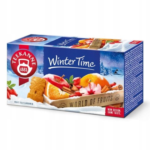 Herbata TEEKANNE WINTER TIME 20t o smaku cynamonu i herbatników migdałowych