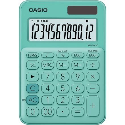 Kalkulator CASIO MS-20UC-GN BOX zielony