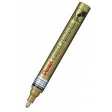 (Nowy indeks mak0067059) Marker olejowy w aluminiowej obudowie złoty MMP10-X PENTEL